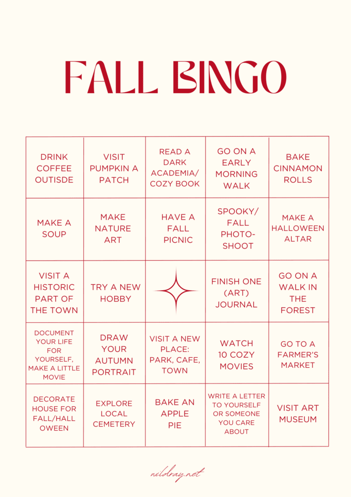 Fall BIngo 2025